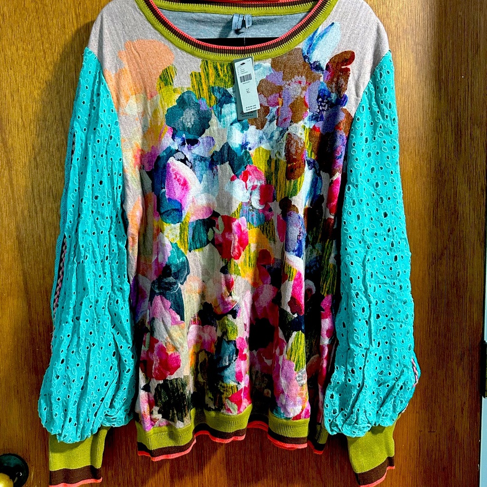 Anthropologie Sweater size XL NWT